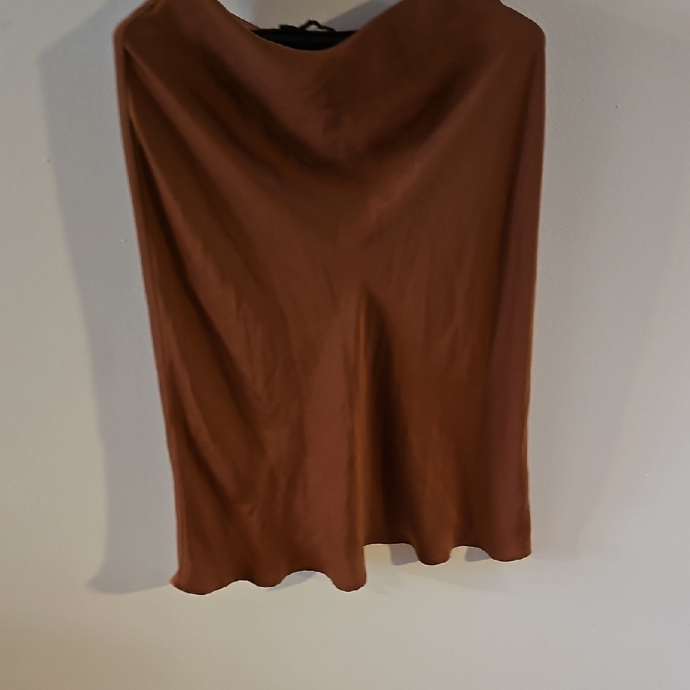 Banana Republic A-Line Skirt in Rich Brown